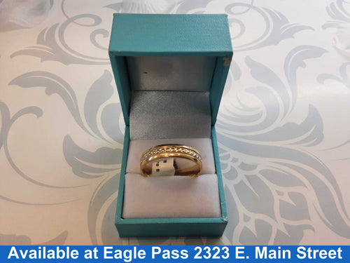Ring - Wedding Band - Yellow Gold 10k (.417) 6.4 grams Size 15