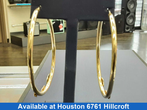 Bangle Earrings - Yellow Gold 10k (.417) 7.5 grams