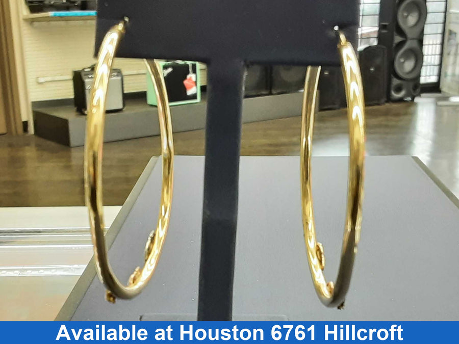 Bangle Earrings - Yellow Gold 10k (.417) 7.5 grams