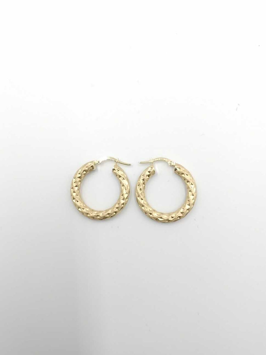 Bangle Earrings - Yellow Gold 14k (.585) 3.4 grams