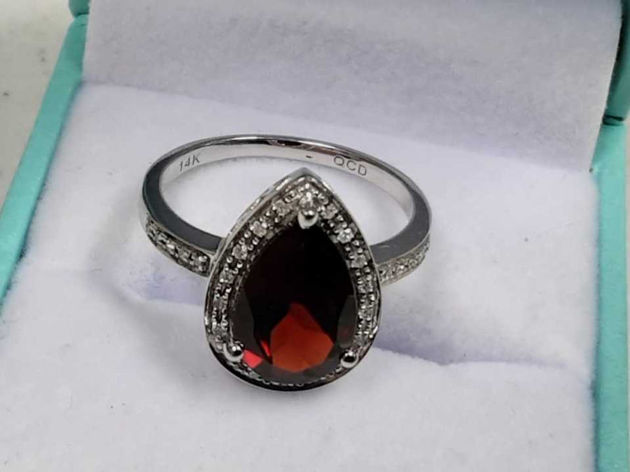 Women's Ring - White Gold 14k (.585) 3.3 grams Size 7.5