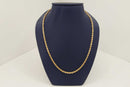 Rope Chain - Yellow Gold 10k (.417) 6.35 grams 24 inch