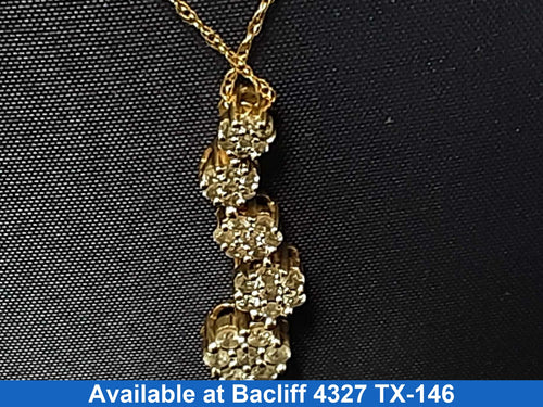 Diamond Pendant - Yellow Gold 10k (.417) 1.2 grams
