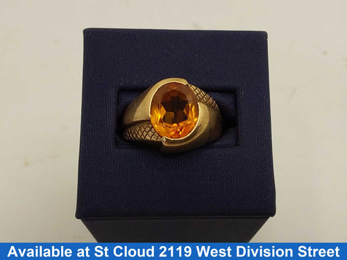 Men's Ring - Yellow Gold 10k (.417) 6.07 grams Size 7