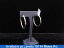 Hoop Earrings - Tricolor Gold 10k (.417) 2.3 grams