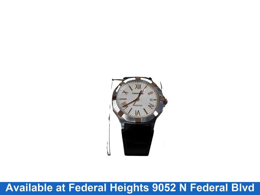 Concord Saratoga Silver Regular Watch