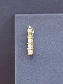 Diamond Pendant - Yellow Gold 14k (.585) 1.3 grams