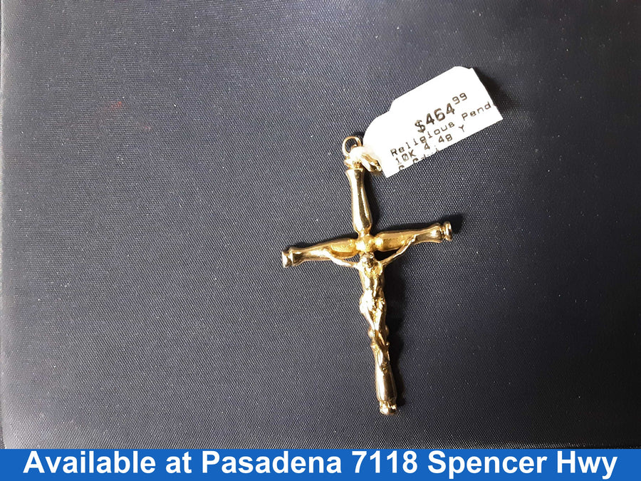 Religious Pendant - Yellow Gold 10k (.417) 4.4 grams