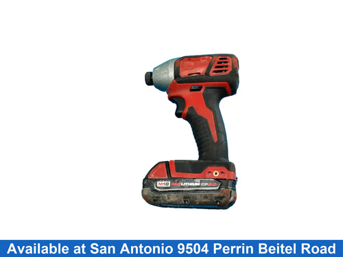 Milwaukee Red Cordless Impact Drill