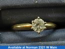 Women's Ring - Solitaire - White Gold 14k (.585) 1.8 grams Size 5.5