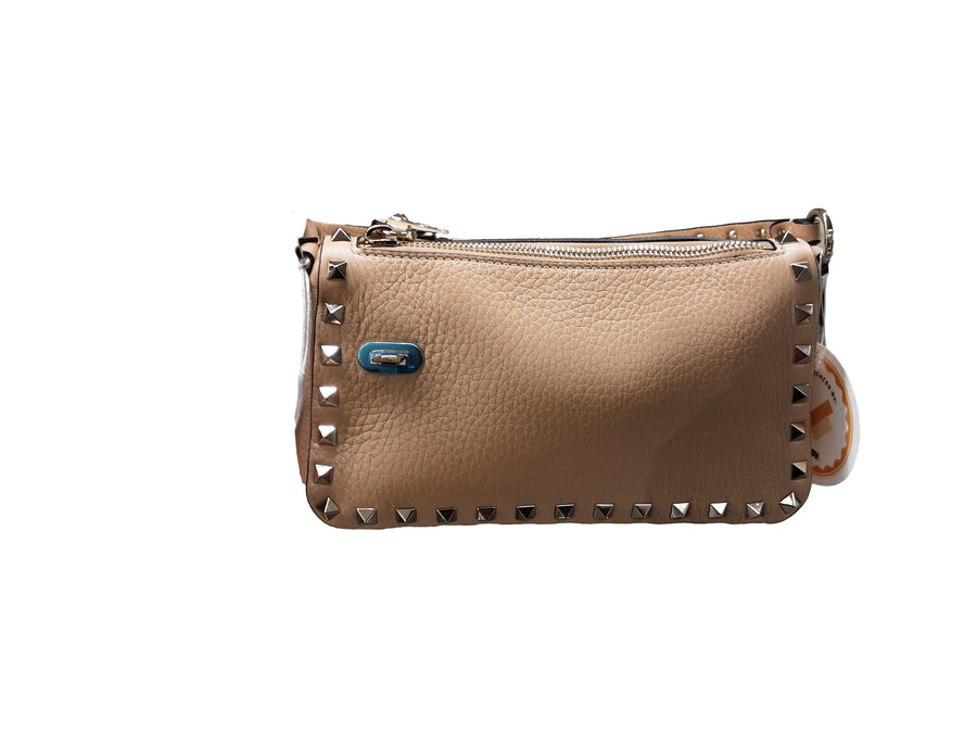 Valentino 2q3cd3r Beige / Tan Purse / Handbag