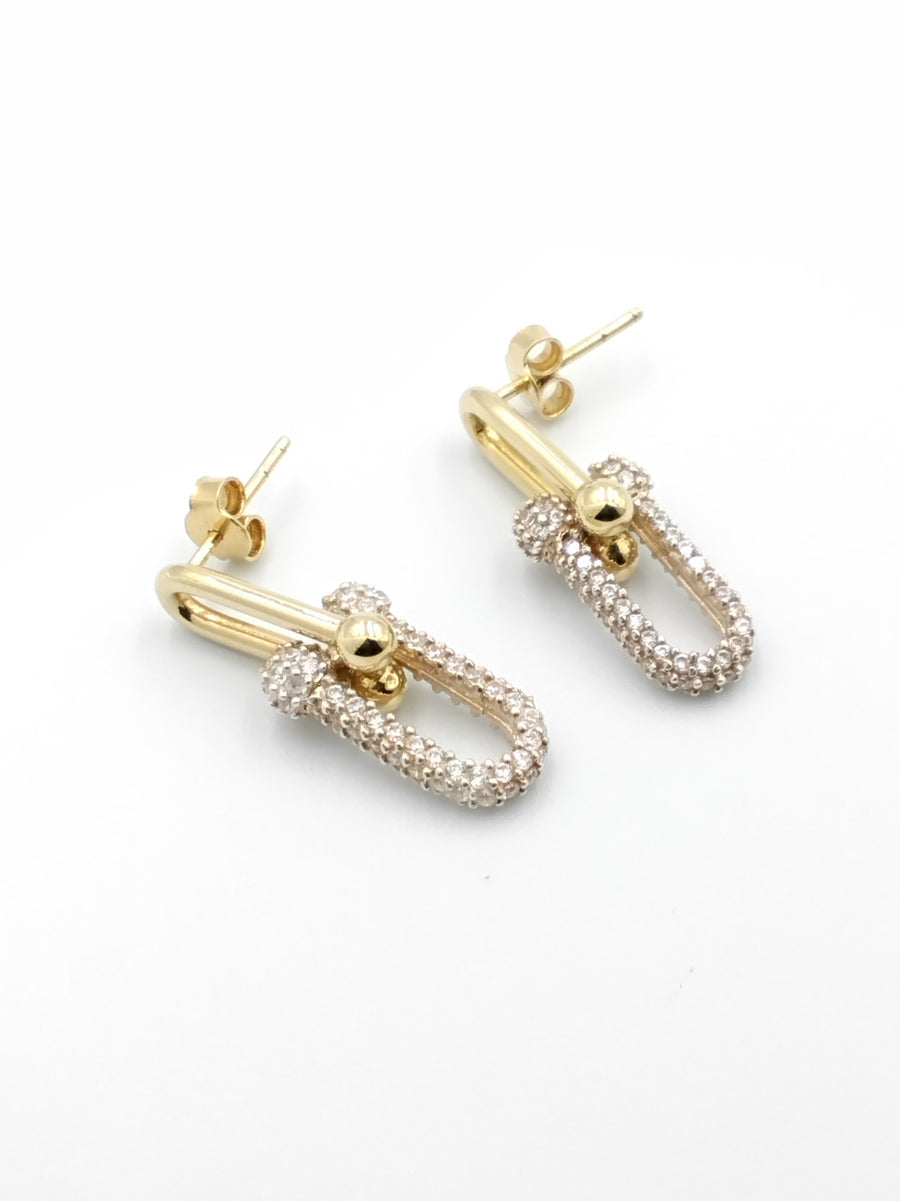 Earrings - Yellow Gold 18k (.750) 3.3 grams