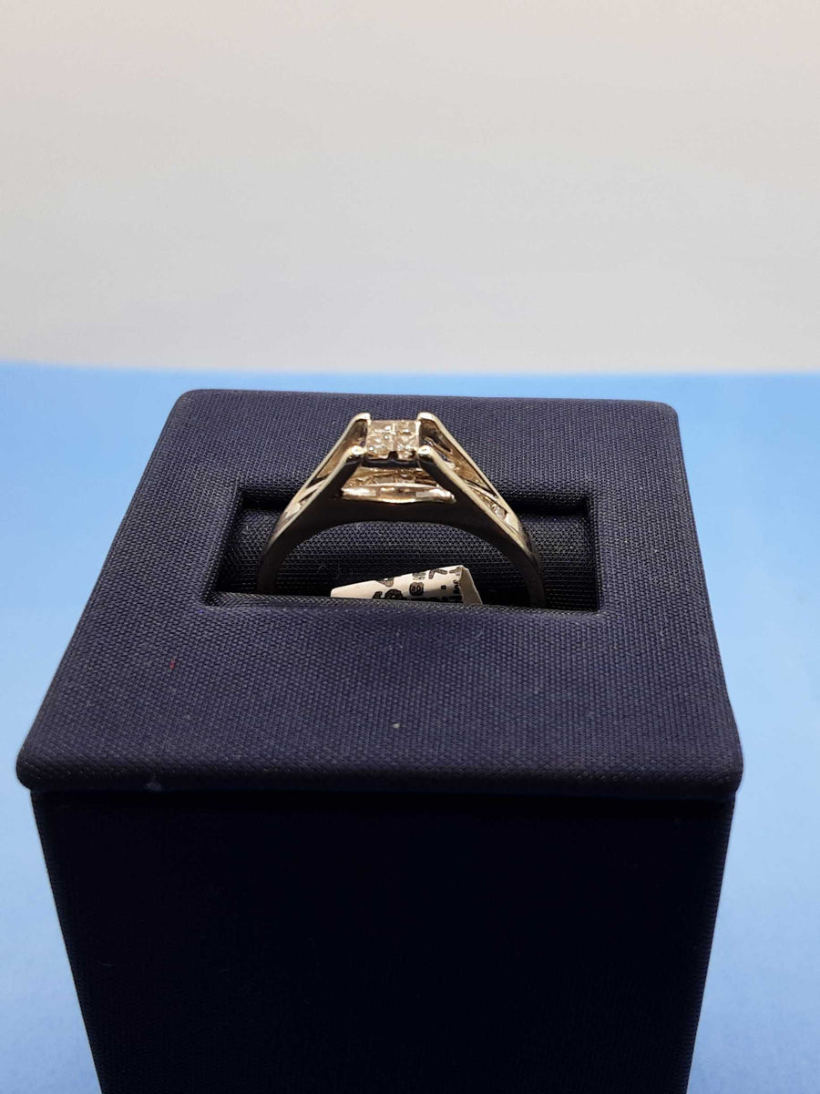 Ring - Engagement Set - White Gold 14k (.585) 2.7 grams Size 8.5