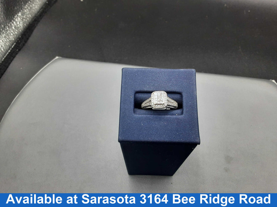 Women's Ring - White Gold 14k (.585) 2.7 grams Size 6
