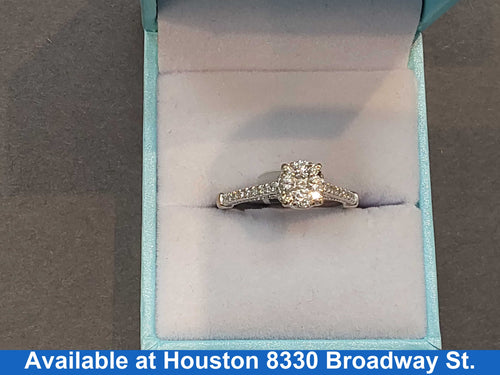 Women's Ring - White Gold 14k (.585) 3.6 grams Size 7.5