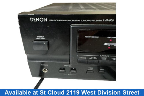 Denon Avr-600 Black TV Receivers & Converter