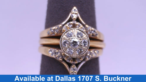 Women's Ring - Yellow Gold 14k (.585) 9.5 grams Size 8