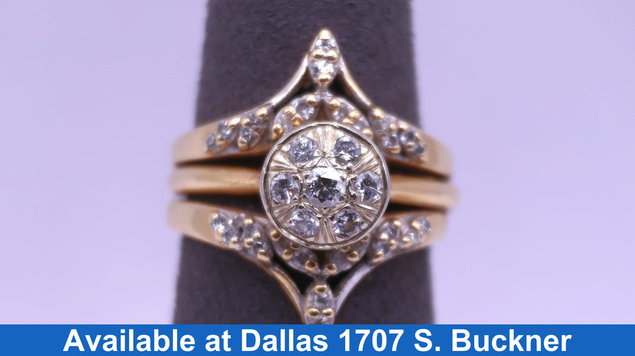 Women's Ring - Yellow Gold 14k (.585) 9.5 grams Size 8