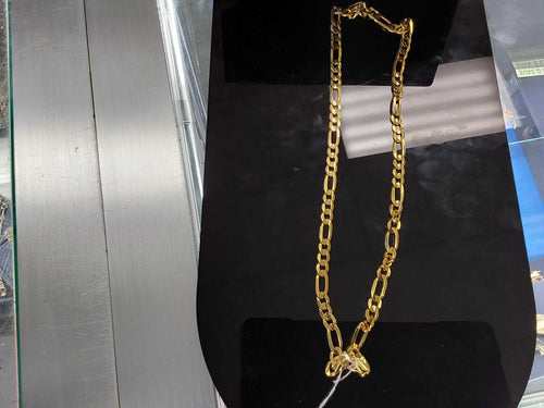 Figaro Chain - Yellow Gold 10k (.417) 25.4 grams 22 inch