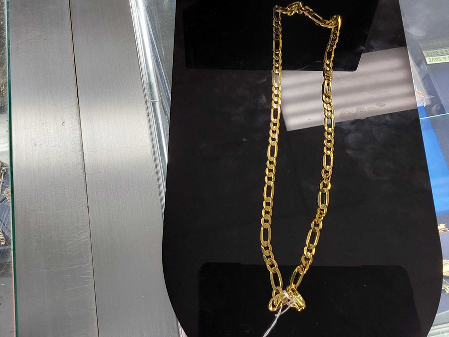 Figaro Chain - Yellow Gold 10k (.417) 25.4 grams 22 inch