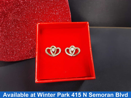 Earrings - White Gold 10k (.417) 2.3 grams