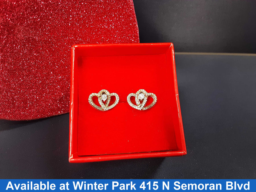 Earrings - White Gold 10k (.417) 2.3 grams