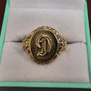 Men's Ring - Yellow Gold 14k (.585) 9.6 grams Size 20