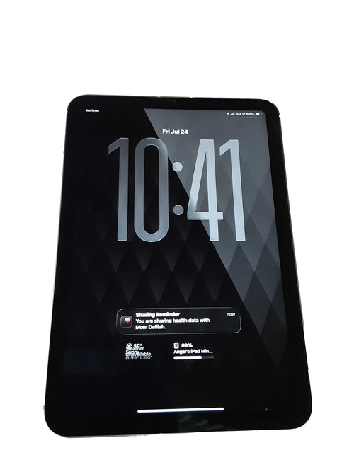 Apple A2995__ipad Mini 7th Gen Silver Tablet