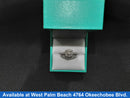 Ring - Wedding Set - White Gold 10k (.417) 3.4 grams Size 7.5
