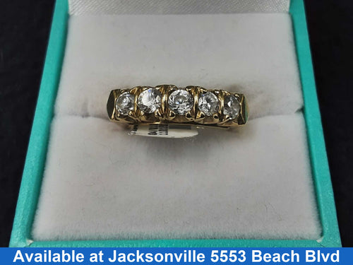 Ring - Wedding Band - Yellow Gold 10k (.417) 4.5 grams Size 6