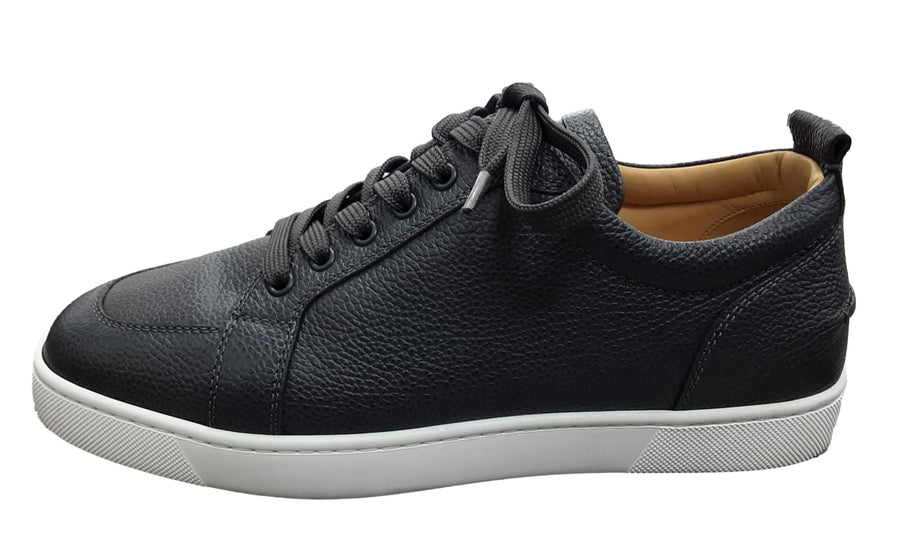 Christian Louboutin Rantulow Grained Leather Sneaker Gray