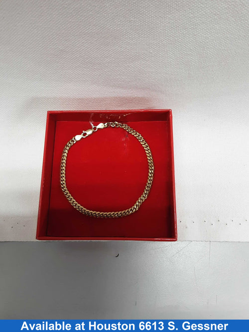 Cuban Link Bracelet - Yellow Gold 14k (.585) 9.9 grams 8 inch