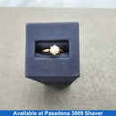 Women's Ring - Solitaire - Yellow Gold 10k (.417) 1.8 grams Size 6