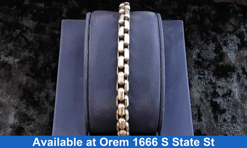 Box Bracelet - Silver 48.9 grams 7 inch