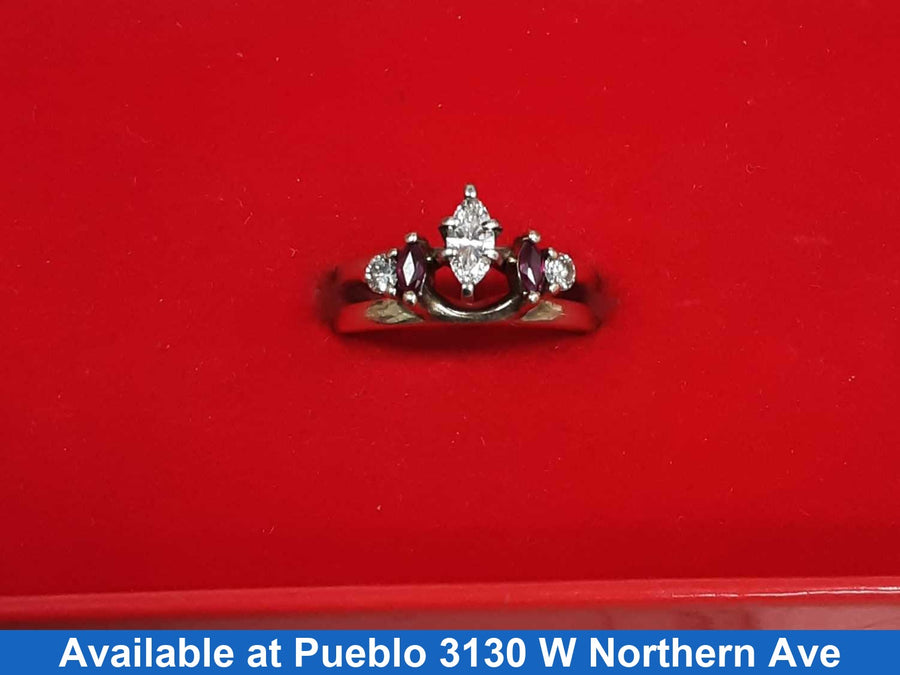 Ring - Wedding Set - Yellow Gold 14k (.585) 4.9 grams Size 6.5