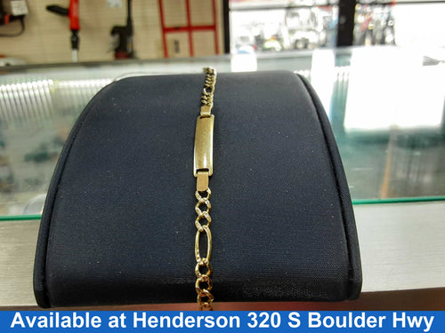 ID Bracelet - Yellow Gold 14k (.585) 3.6 grams 4 inch