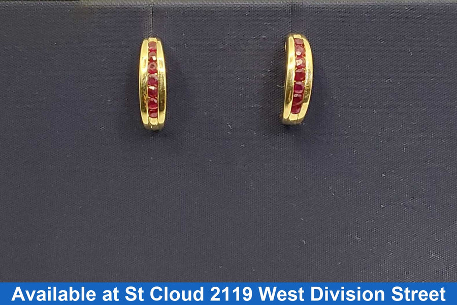 Earrings - Yellow Gold 10k (.417) 1.3 grams