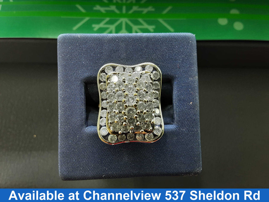 Women's Ring - White Gold 14k (.585) 7.5 grams Size 9