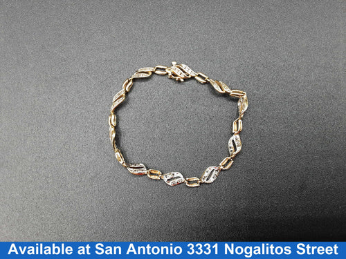 Bracelet - Yellow Gold 10k (.417) 6.6 grams 8 inch