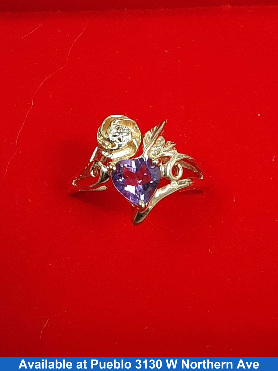 Women's Ring - Yellow Gold 14k (.585) 2.5 grams Size 7