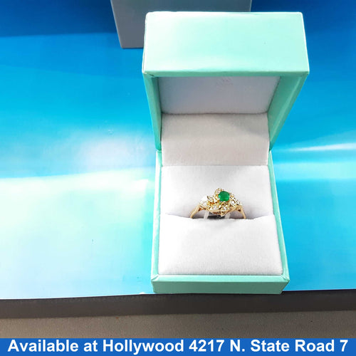 Women's Ring - Yellow Gold 14k (.585) 3.2 grams Size 8
