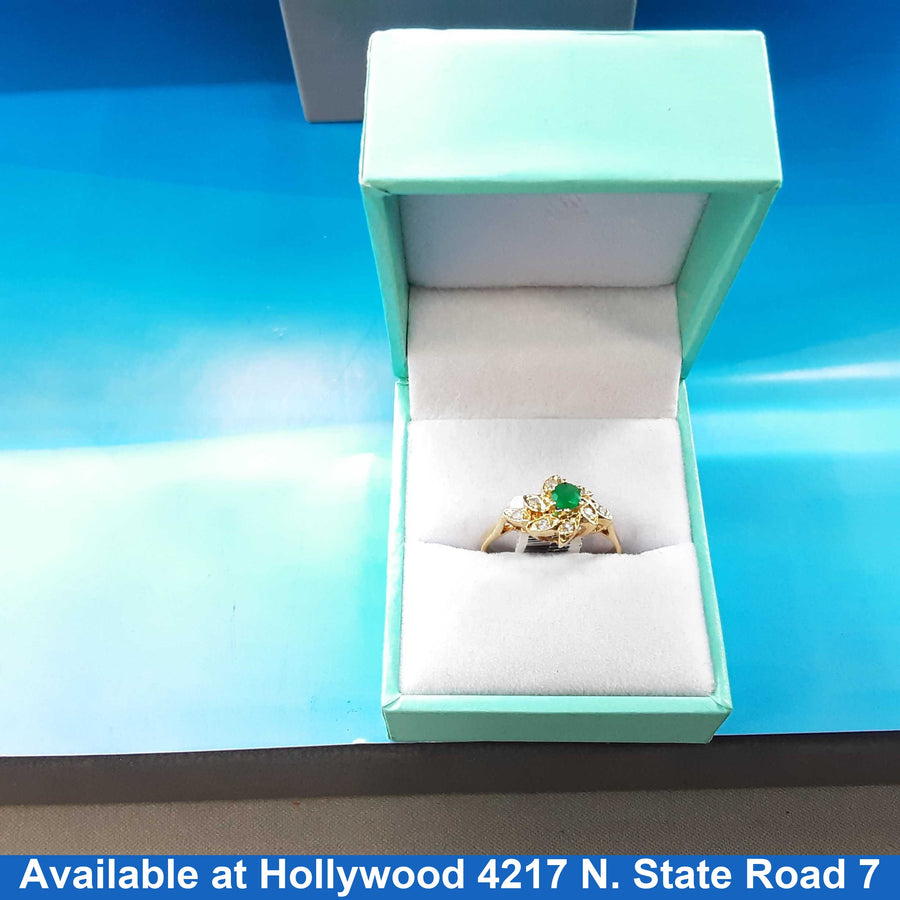 Women's Ring - Yellow Gold 14k (.585) 3.2 grams Size 8