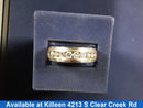 Ring - Wedding Band - White Gold 14k (.585) 13.1 grams Size 10.5
