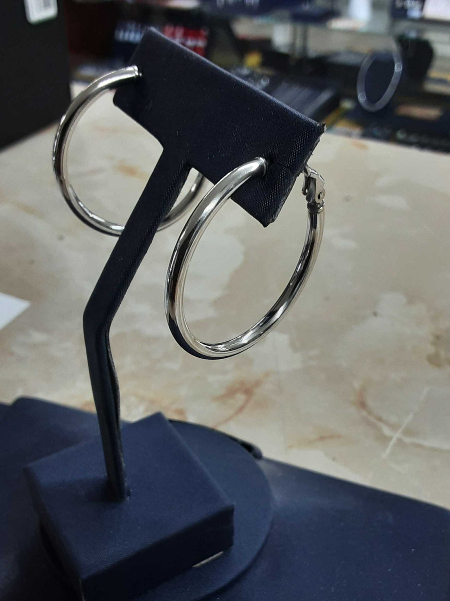 Bangle Earrings - Silver 4.1 grams
