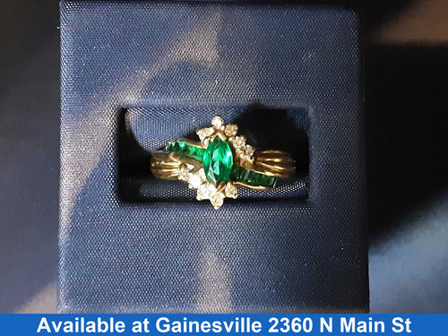 Women's Ring - Yellow Gold 10k (.417) 2.6 grams Size 7