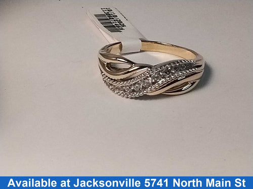 Ring - Wedding Band - Yellow Gold 10k (.417) 5.1 grams Size 11.5