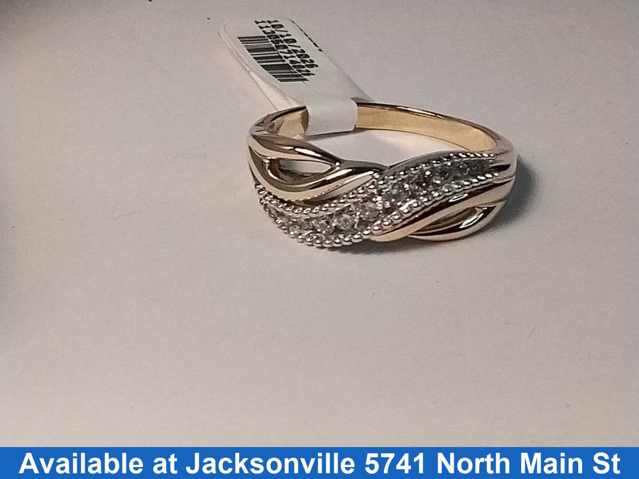 Ring - Wedding Band - Yellow Gold 10k (.417) 5.1 grams Size 11.5