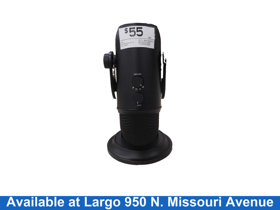 Blue Yeti 888-000322 Black Corded Microphone