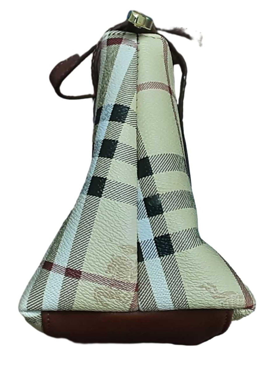 Burberry Mini Vintage Check Two-handle Yellow Purse / Handbag