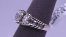 Women's Ring - White Gold 14k (.585) 6.3 grams Size 6.5